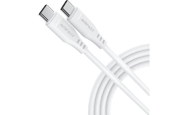 ACEFAST C3-03 USB-C To USB-C TPE Charging Data Cable 1.2M - White